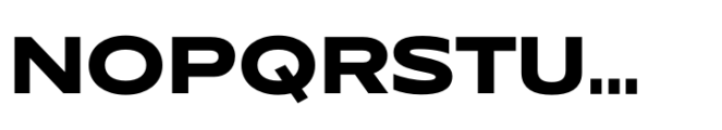 Performa Wide Extra Bold Font UPPERCASE