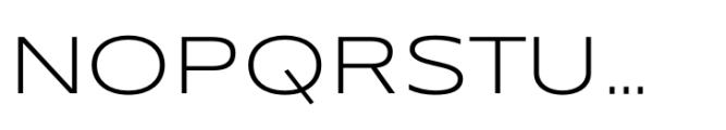 Performa Wide Extra Light Font UPPERCASE