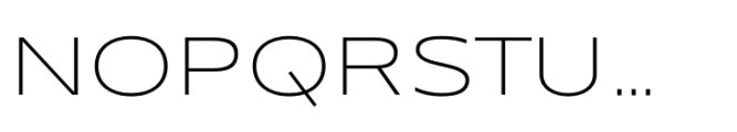 Performa Wide Thin Font UPPERCASE