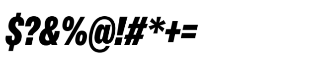 Peridot Latin Condensed Heavy Italic Font OTHER CHARS