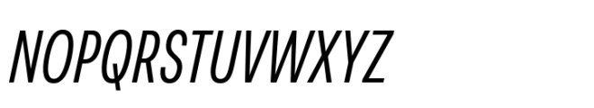 Peridot Latin Condensed Italic Font UPPERCASE