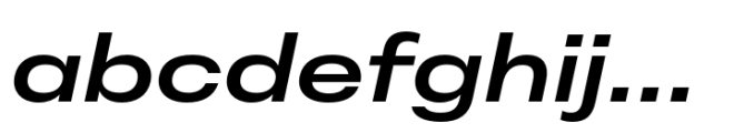 Peridot PE Extended SemiBold Italic Font LOWERCASE