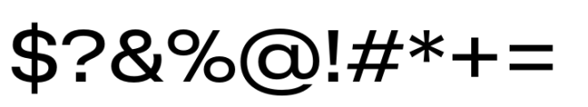 Peridot PE Wide Medium Font OTHER CHARS