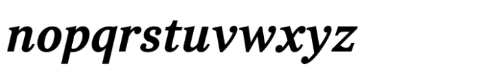 Periodica Bold Italic Font LOWERCASE