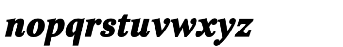 Periodica Heavy Italic Font LOWERCASE