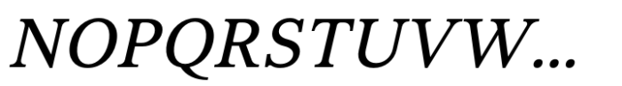 Periodica Medium Italic Font UPPERCASE