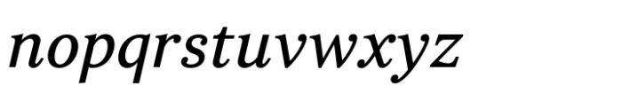 Periodica Medium Italic Font LOWERCASE