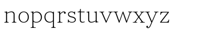 Periodica Ultra Light Font LOWERCASE