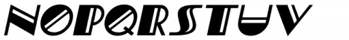 Periodical Oblique JNL Font LOWERCASE