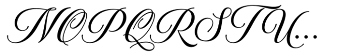 Peristiwa Script Font UPPERCASE