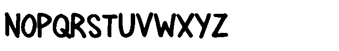 Permanent Marker Font UPPERCASE