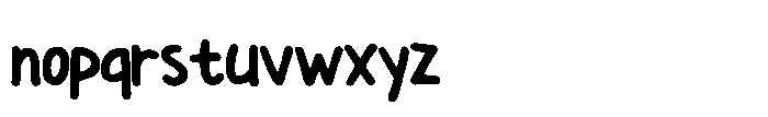 Permanent Marker Font LOWERCASE