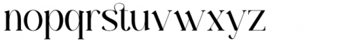 Permola Display Regular Font LOWERCASE
