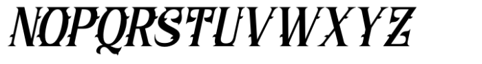 Perodas Italic Font UPPERCASE