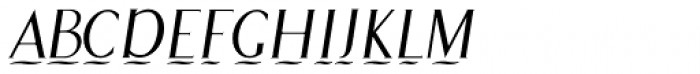 Peronel Italic Font LOWERCASE