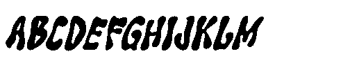 Perosra Italic Font UPPERCASE