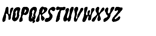 Perosra Italic Font UPPERCASE