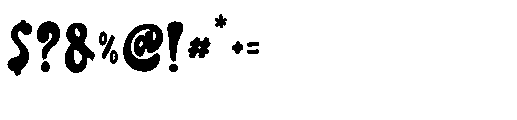 Perosra Regular Font OTHER CHARS