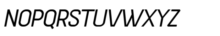 Peroxidase Italic Font UPPERCASE