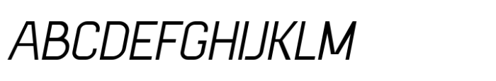 Peroxidase Thin Italic Font UPPERCASE