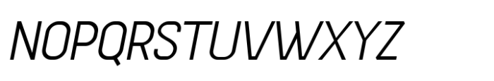 Peroxidase Thin Italic Font UPPERCASE