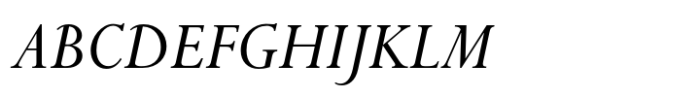 Perpetua Hellenic Std Regular Italic Font UPPERCASE