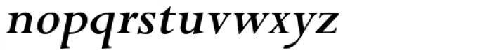 Perpetua Std Bold Italic Font LOWERCASE