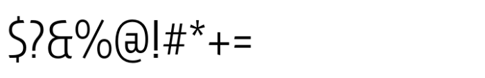 Pershal Condensed Thin Font OTHER CHARS