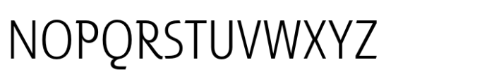 Pershal Condensed Thin Font UPPERCASE