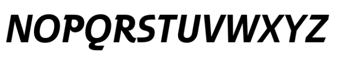 Pershal Extended Black Italic Font UPPERCASE