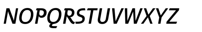 Pershal Extended Demi Italic Font UPPERCASE