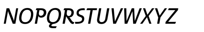 Pershal Extended Medium Italic Font UPPERCASE