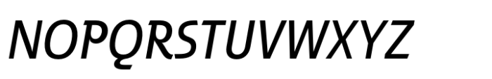 Pershal Norm Medium Italic Font UPPERCASE