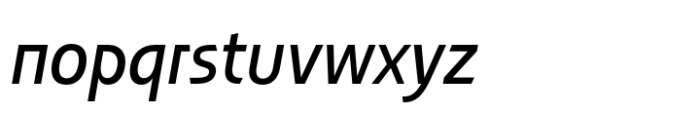 Pershal Norm Medium Italic Font LOWERCASE