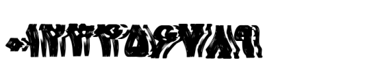 Persian Glitch Font OTHER CHARS