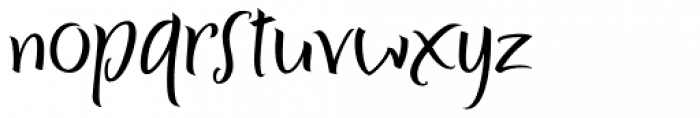 Persimmon Font LOWERCASE