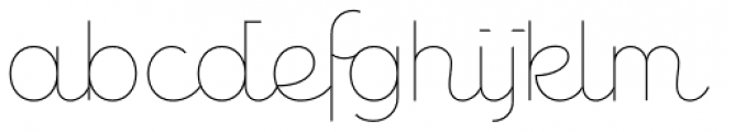 Personalitype Light Font LOWERCASE
