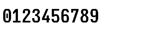 Perupa Mono Bold Font OTHER CHARS