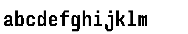 Perupa Mono Bold FONT