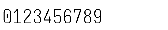 Perupa Mono Light Font OTHER CHARS