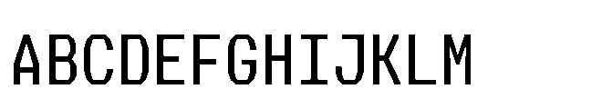 Perupa Mono Medium Font UPPERCASE