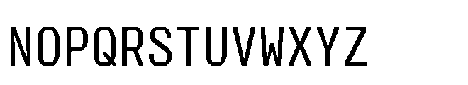 Perupa Mono Medium Font UPPERCASE