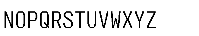 Perupa Mono Regular Font UPPERCASE