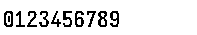 Perupa Mono Semi Bold Font OTHER CHARS
