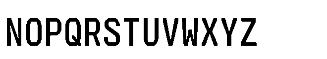 Perupa Mono Semi Bold Font UPPERCASE