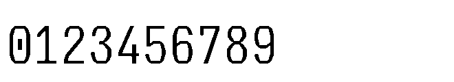 Perupa Mono Var Regular Font OTHER CHARS