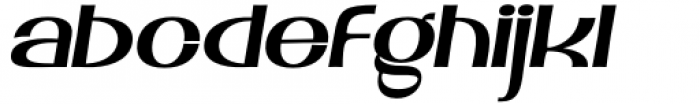 Petale Regular Italic Font LOWERCASE