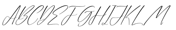 Petalika Italic Font UPPERCASE