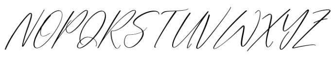 Petalika Italic Font UPPERCASE