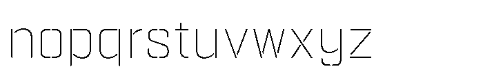 Petar04 Petar Extra Light Font LOWERCASE